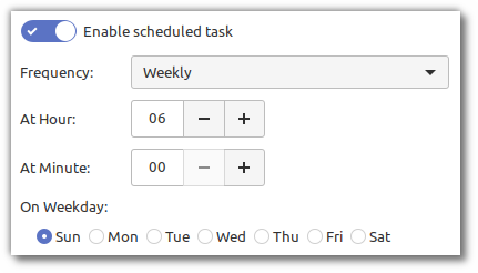 schedule_weekly